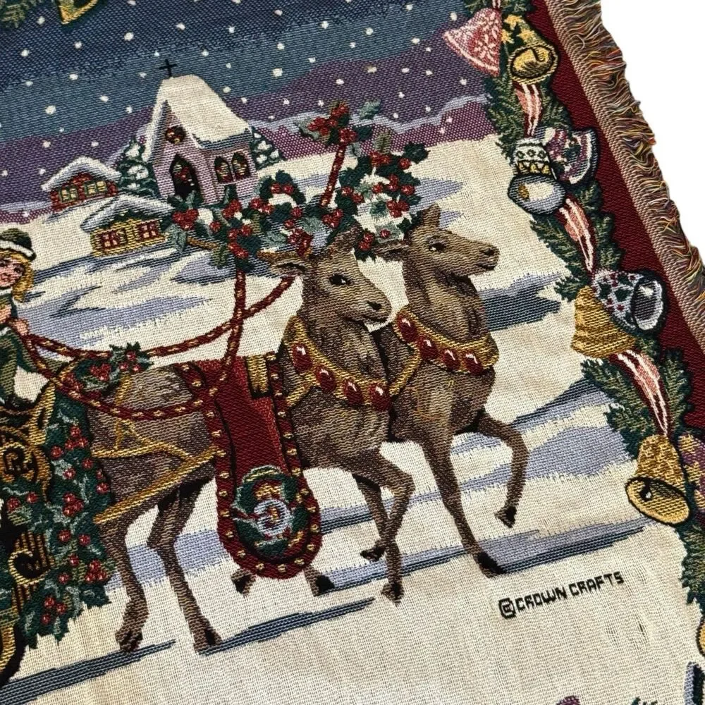 Goodwin Weavers Christmas‎ Santa Blanket 42x54